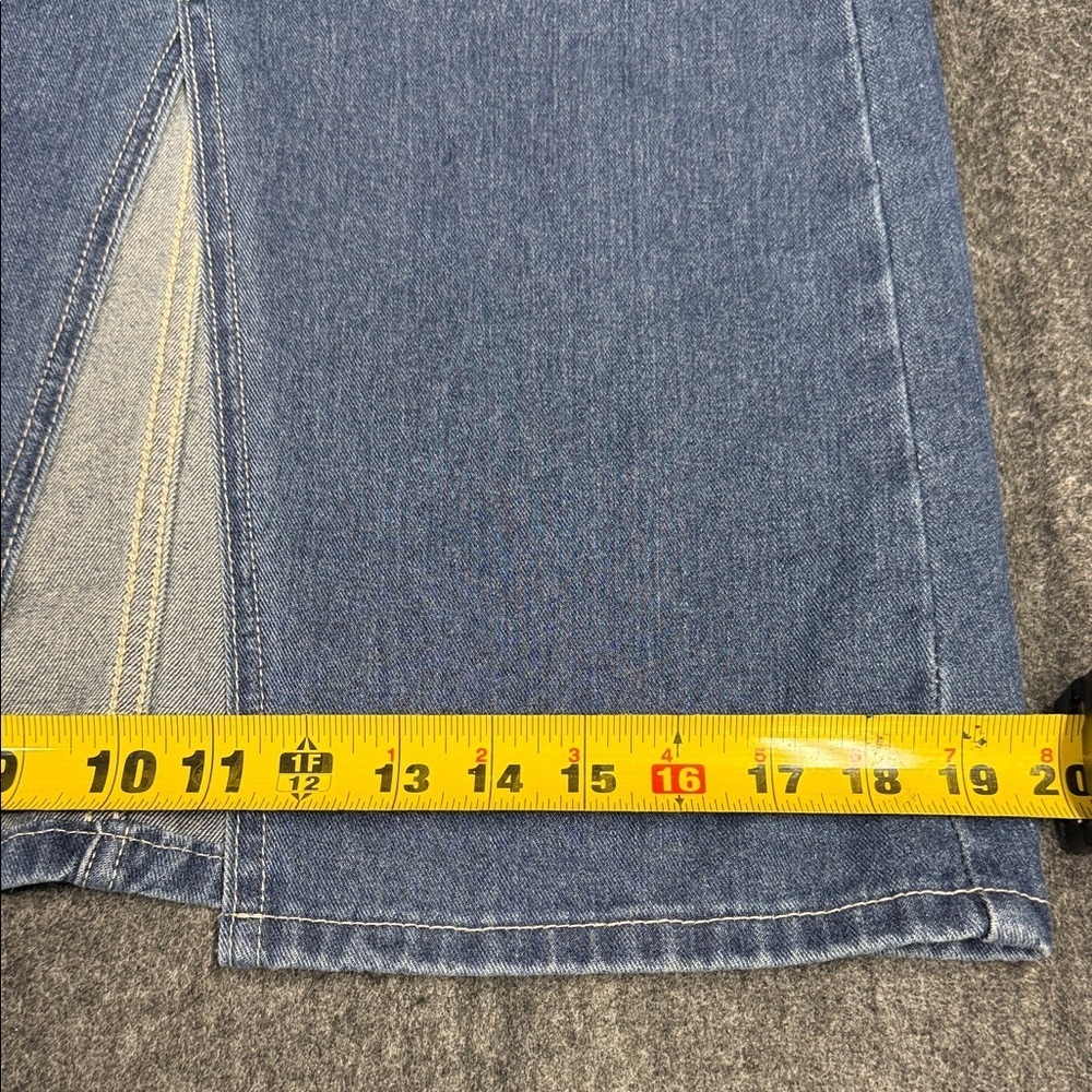 DAZY Elegant Blue Denim Maxi Skirt - Picture 7 of 7